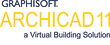 Graphicsoft Archicad 11 - a Virtual Building Solution. Click this logo to open the Graphisoft website in a new window.